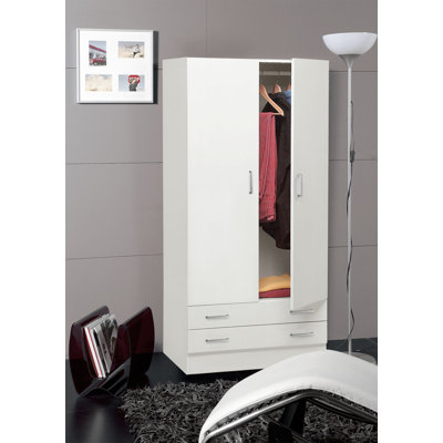 Facile 2 Door Manufactured Wood Wardrobe