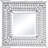 Solid Wood Square Wall Mirror