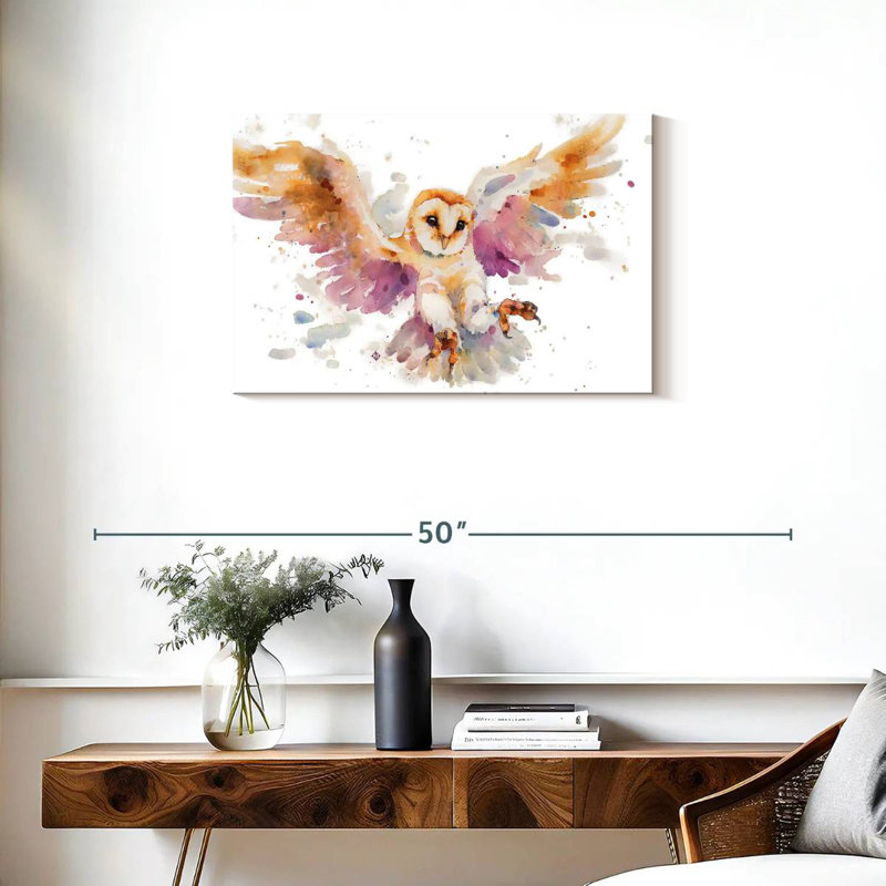 Brampt Twilight Owl, 20" H x 30" W
