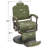 25'' Wide Heavy Duty Metal Swivel Zero Gravity Hydraulic Pump Barber Salon Recliner-1852914618