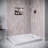 Streamline 48 in. x 36 in. Corner Acrylic Shower Base in Matte Marble with Right Hand Drain, Drain Included-118934377-118934376