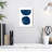 Avery Abstraction I Navy Blue-108364760