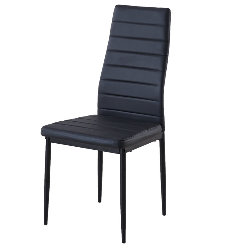 Eric 18.5'' H Genuine Leather Upholstered Dining Chair