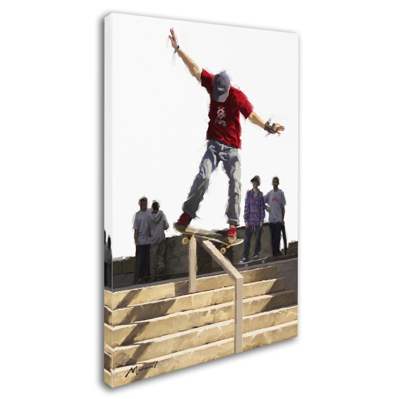 Armand 'Skateboard' Print on Canvas, 32" H x 22" W x 2" D