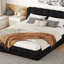 Grand lit plateforme tapissier-283000676