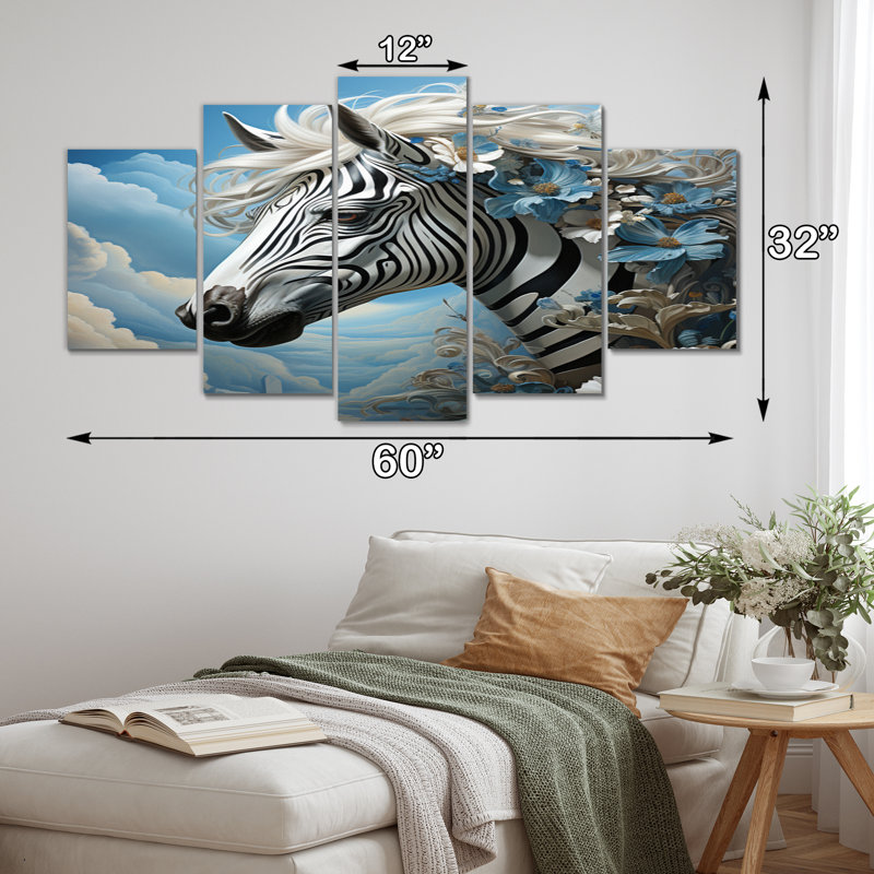 Reproduction sur toile 5 animaux