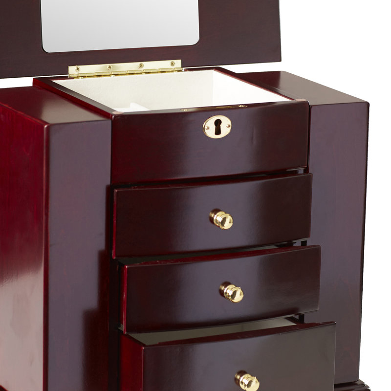 Boîte à bijoux en bois