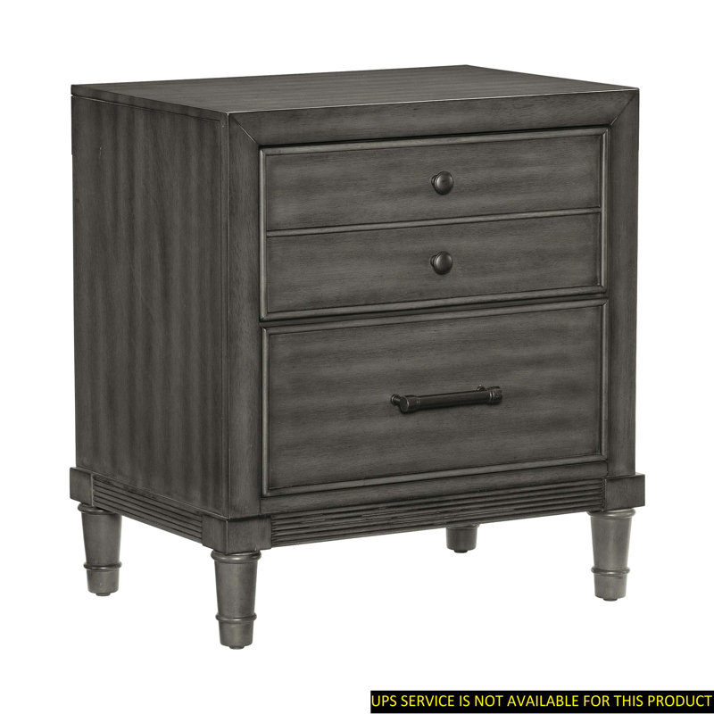 Table de chevet style transitionnel 1pc