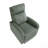 Green Soft Corduroy Modern Push Back Recliner - Solid Wood Frame, Living Room Furniture-307639611