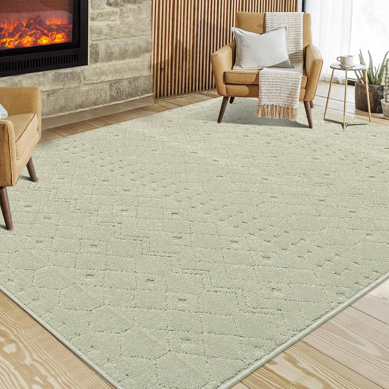 Clauda Washable Rug, Rectangle 8' x 10'