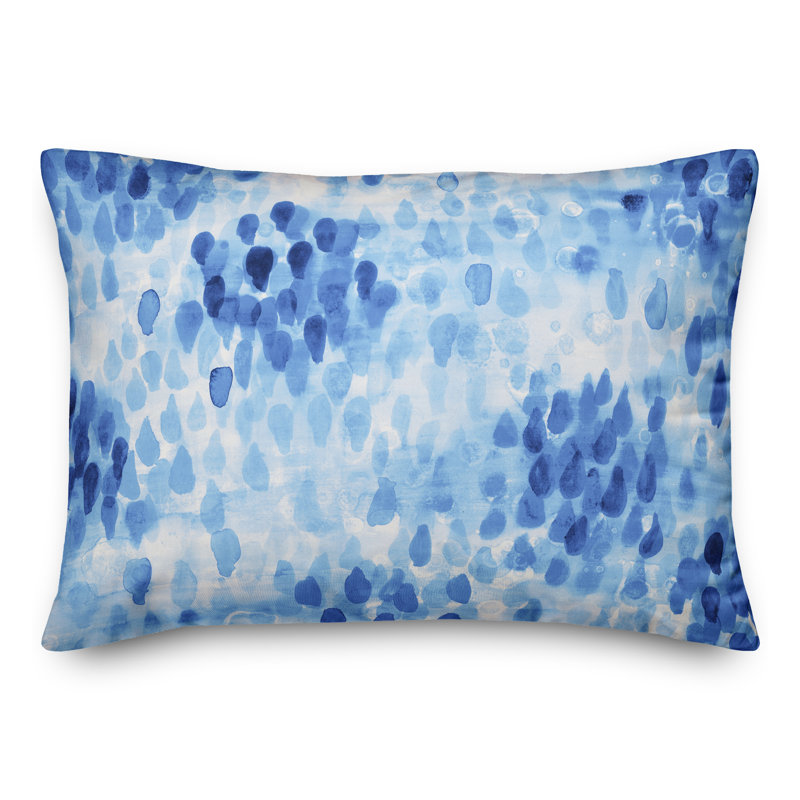  Coussin Watercolor, Bleu