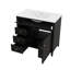 Armoire de meuble-lavabo 36 po, avec lavabo en céramique, 3 tiroirs-120332101-120332097