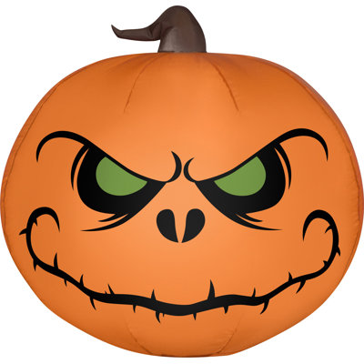 Airblown Ghoulish Pumpkin