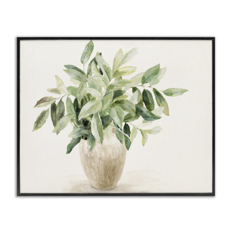 «Neutral Pott», art de la giclée encadrée par Lanie Loreth, H 24 po x l 30 po, Giclée encadrée noir minuit
