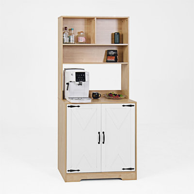 Freestanding Kitchen Cabinet with Shelves