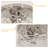 Alixandra 2-Light Flush Mount Ceiling Light With Clear Hammered Glass-295452040-284434478