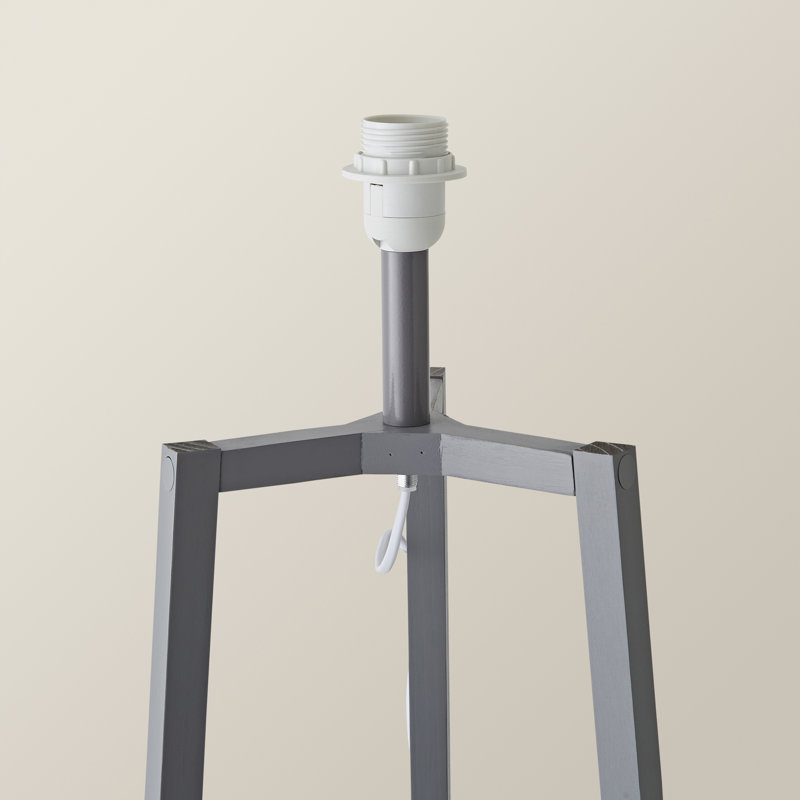 Aidrianna 138cm Tripod Floor Lamp, Grey