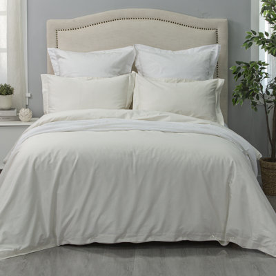  Long Staple Cotton Sateen 400 Thread Count Duvet Cover Set