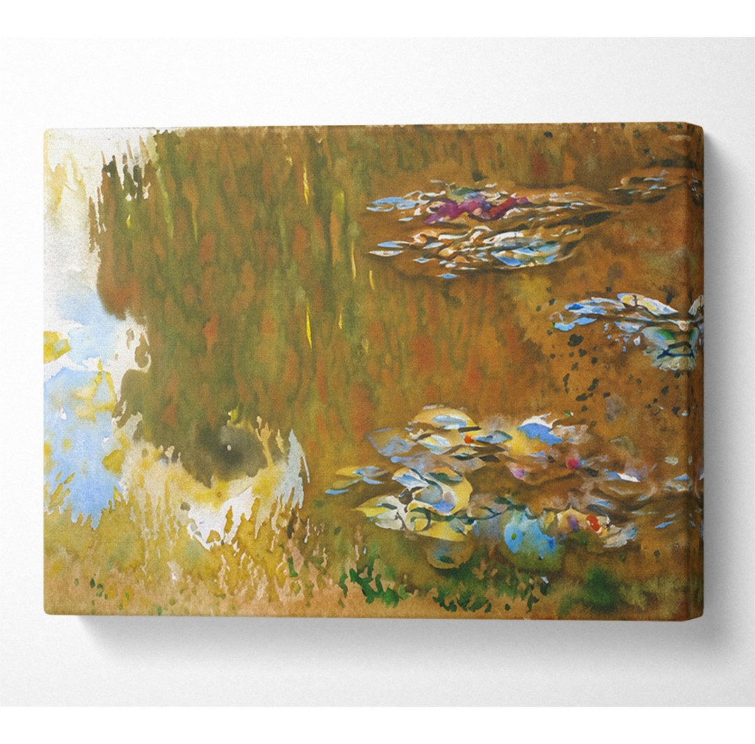 Monet Die Seerose Ponda - Leinwanddrucke auf Wrapped Canvas