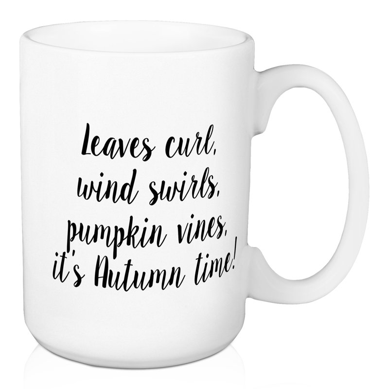 Grande tasse à café automne time Boyles