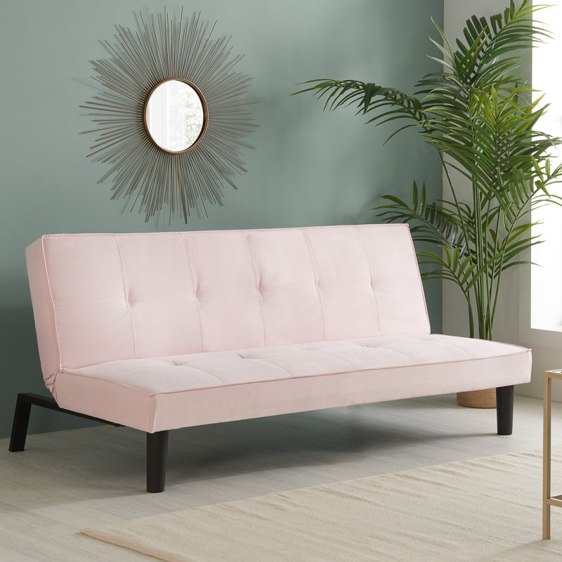 Valencia 3 Seater Clic Clac Sofa Bed, Pink