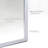 20X30 Inch Silver Metal Framed Arched Bathrrom Mirror For Wall.(W2203134107)-164780895