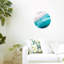 Beach Water Half Round Print by Oliver Gal