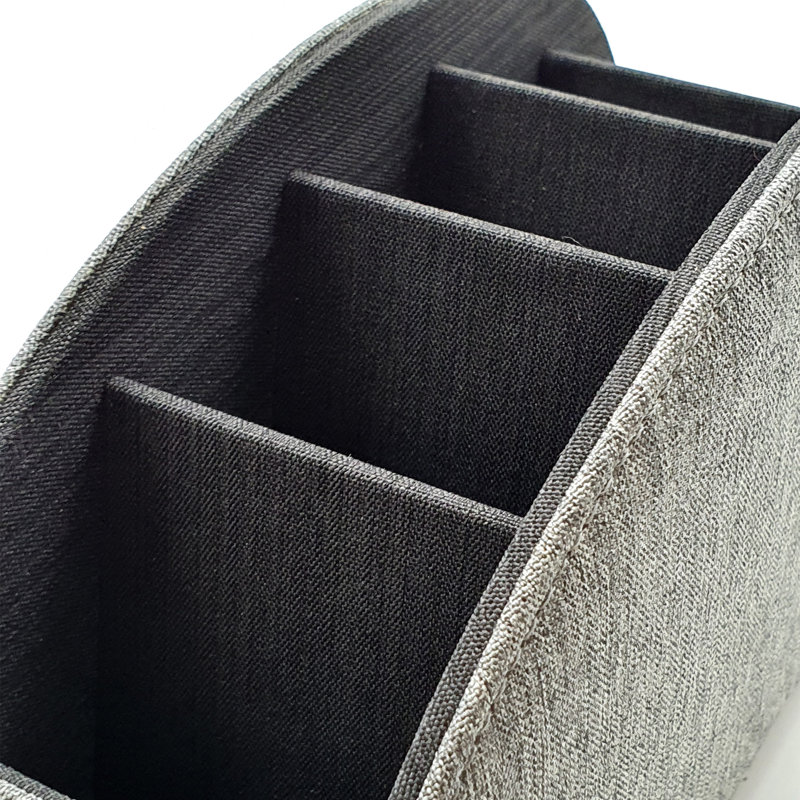 Annea Remote Control Holder, Grey/Black
