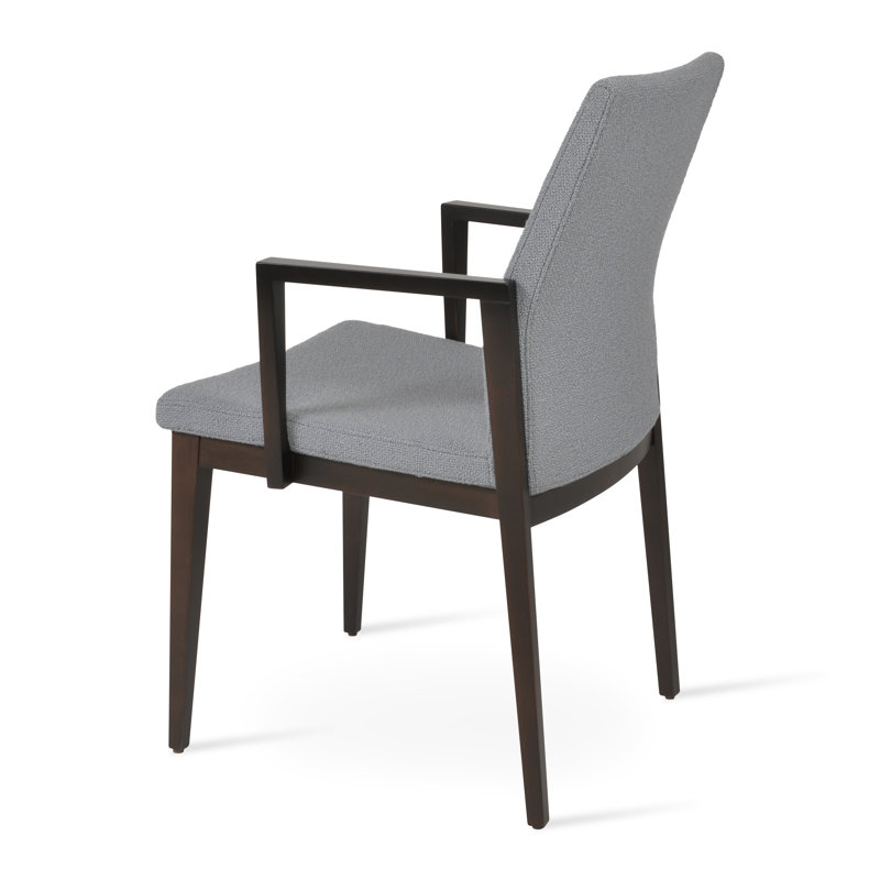 Fauteuil Pasha, gris, Noir