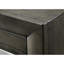 Table de chevet 2 tiroirs en bois massif gris