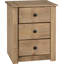 Tetteh 3 Drawer Bedside Table