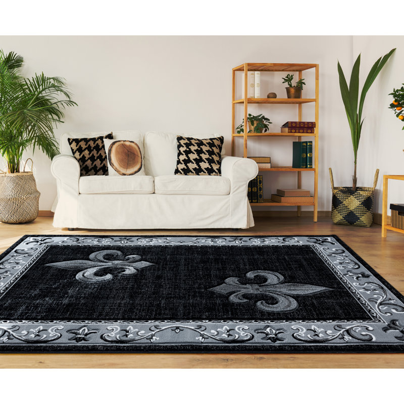 Goines Synthetic Indoor Rug, Runner 2'7" x 7'4"