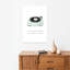 Good Music Makes The World Go Round Retro Abstract Wall Art Print-240951873