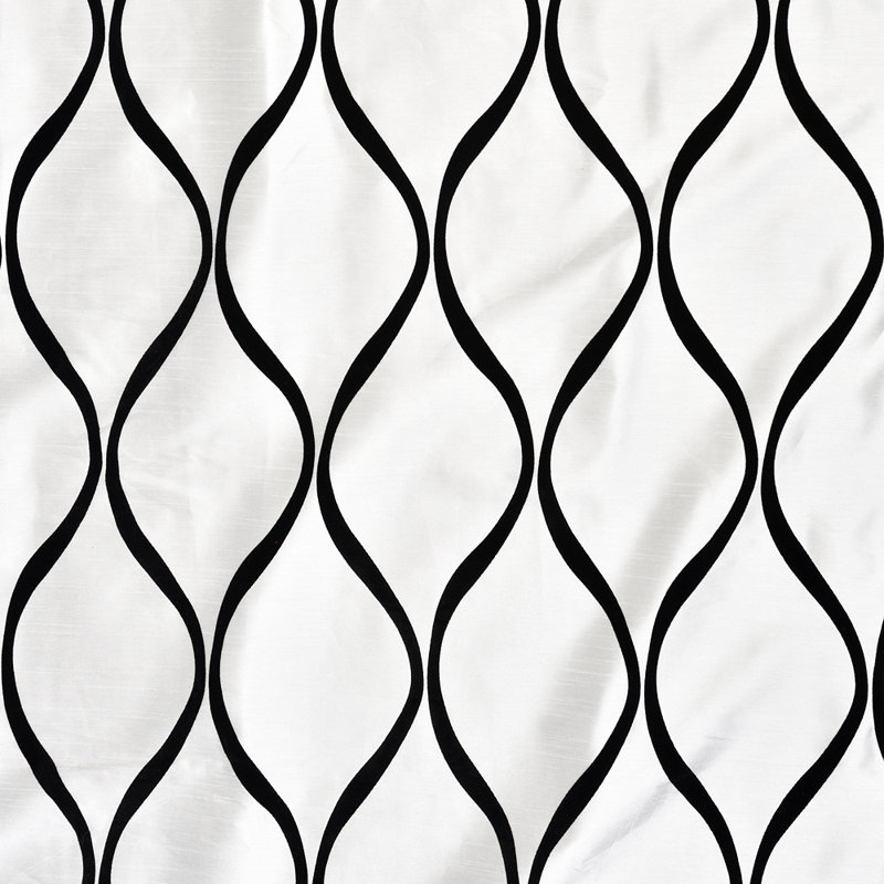 Carman Semi Sheer Curtain Single Panel, 54" W x 108" L
