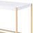 Rectangular Writing Desk With USB Ports