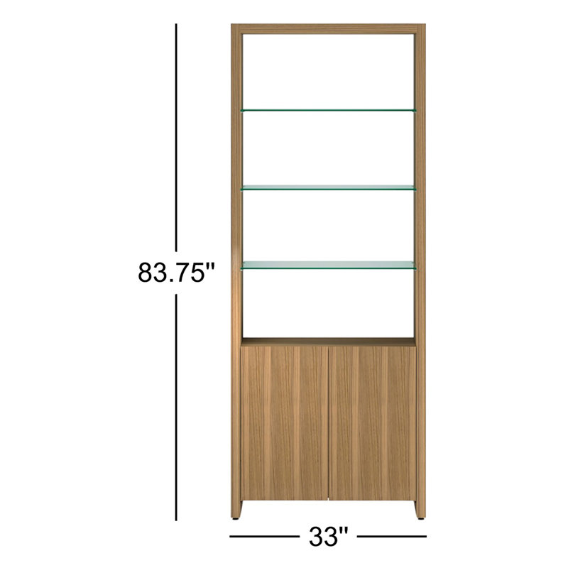 Linea™ Bookcase, Natural Walnut