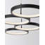 4 - Light Black LED Drum Pendant