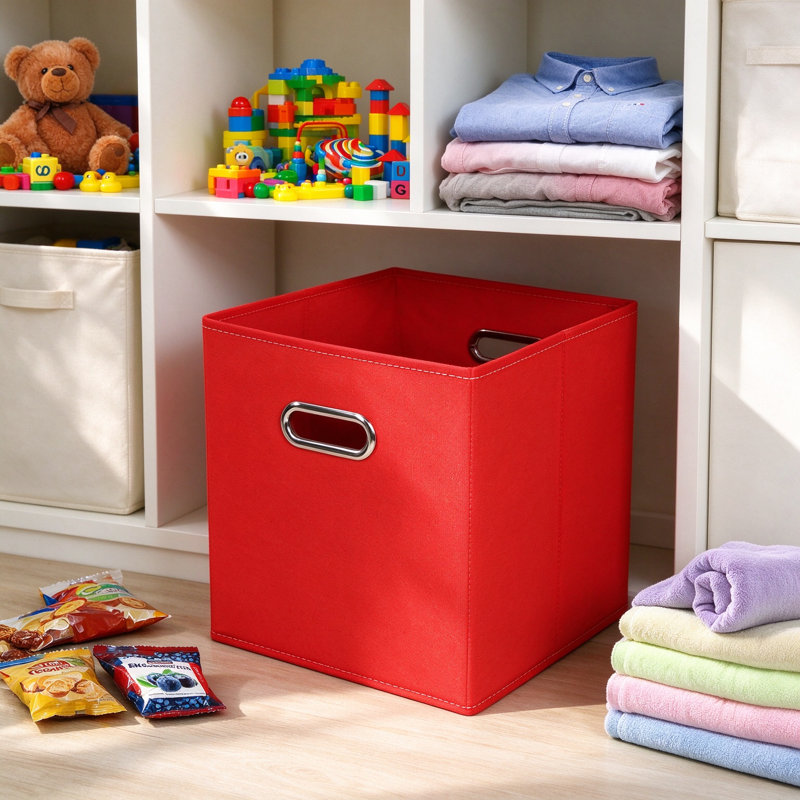 Ebern Designs Fabric Decorative Bin