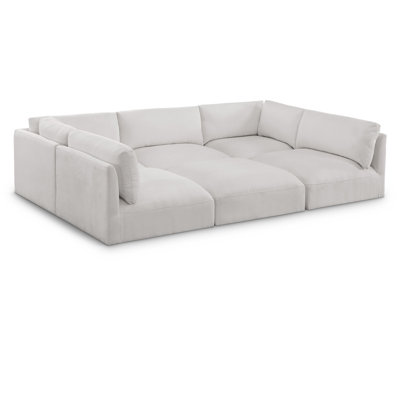 Ivanko Upholstered U-Shaped Sectional Reversible