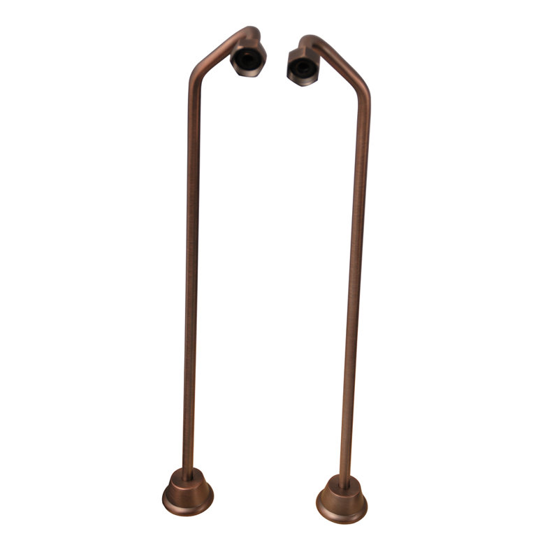 60'' x 30'' Freestanding Soaking Cast Iron Bathtub with Faucet, Oil Rubbed Bronzed