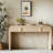 Fluted Console Table With 2 Drawers And Rounded Corners – Modern Entryway Storage Sofa Table For Hallway Or Living Room-635303505
