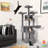 Cat Tree Tower, 63" Multi-Level Cat Tower With Top Perch Cat Tree-106633058