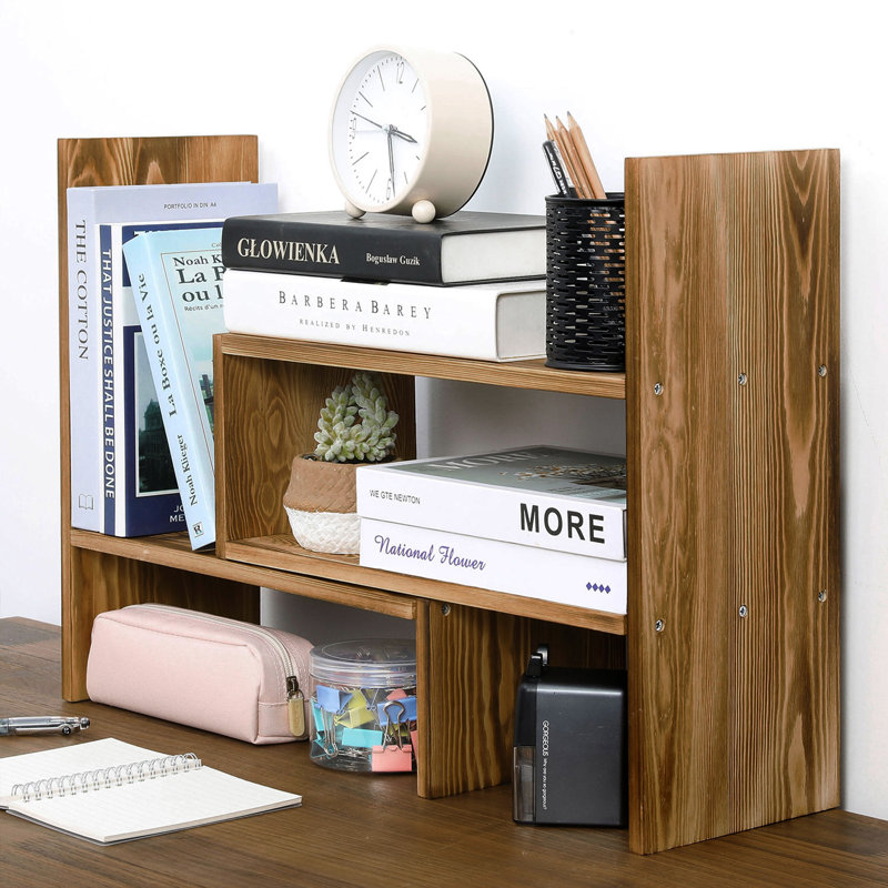 Dezstany Adjustable Solid Wood Desktop Organizer