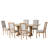 Clitherall Extendable Solid Wood Top Trestle Dining Set-70601867-70601877