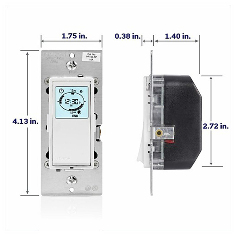 Minuterie d'intérieur 120 Volt Leviton Decora