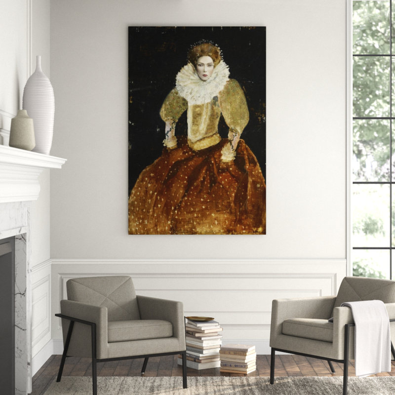 Lady In Waiting Print by Sarah Atkinson, 71" H x 47" W, Outdoor