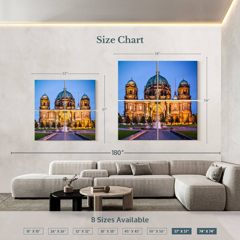 Adella Berlin Cathedral, 57'' H x 57'' W