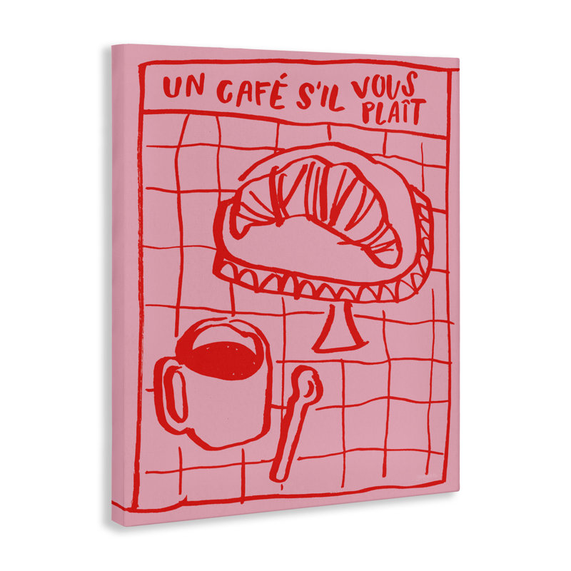 «Cafe Brunch Doodles», conception par Jenaya Jackson, H 20 po x l 16 po