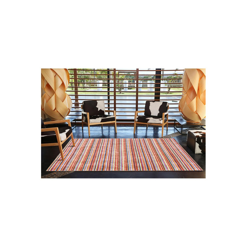 Tapis à motif géométrique tissé à motif géométrique, Tapis de couloir 3 pi 3 po x 6 pi 7 po inclus