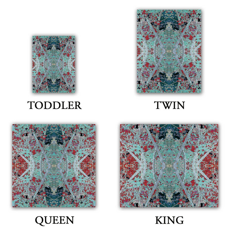 Ensemble de housse de couette pour soirée snowy, 1 housse de couette grand + 2 taies standards